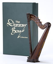 3-Dimensional Irish Harp Framed Picture